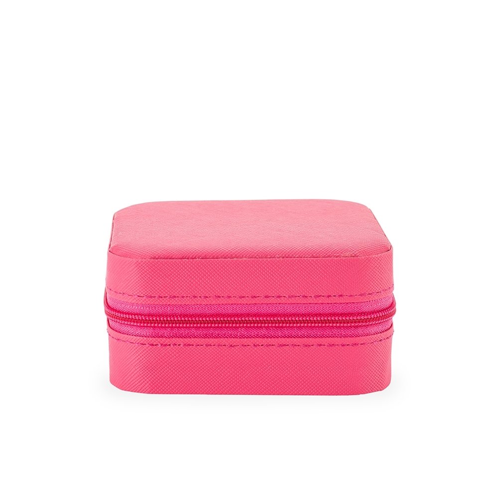 PORTA-JOIAS COM ESPELHO SPX-O@08141 NA COR ROSA