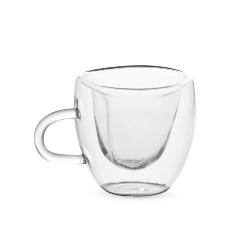 Xícara Personalizado Vidro 80Ml - Transparente SPX-15360-TRA/TRA