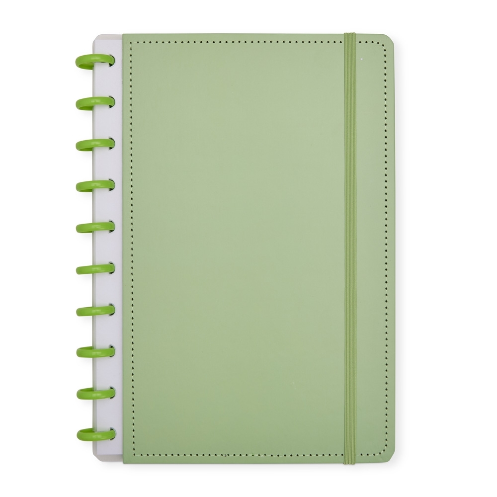 CADERNO DE DISCO SPX-19046-VD NA COR VERDE