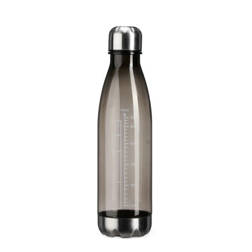 Garrafa Personalizada Plástica 750Ml - Preto/Inox