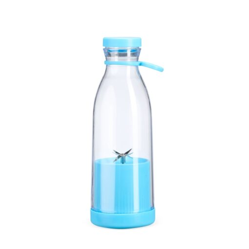 Garrafa Personalizada Plástica 380Ml - Azul | Brindes Brasil