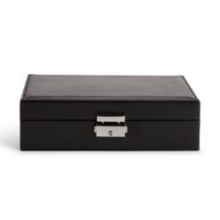 PORTA-JOIAS SPX-P$07655-PRE/PRE NA COR BRANCO