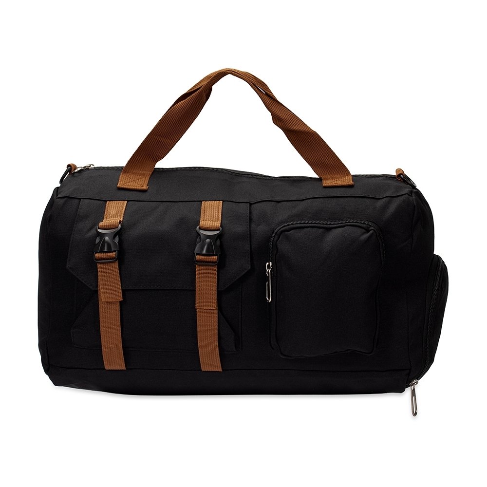 Bolsa Personalizada 23L - Preto/Marrom | Brindes Brasil