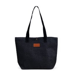 BOLSA PALHA TRANÇADA SPX-09177A-PRE NA COR PRETO