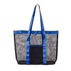 SACOLA TELA PVC SPX-19066-PRE/AZU NA COR AZUL