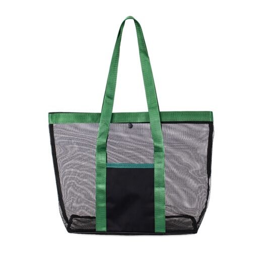 SACOLA TELA PVC SPX-19066-PRE/VD NA COR VERDE