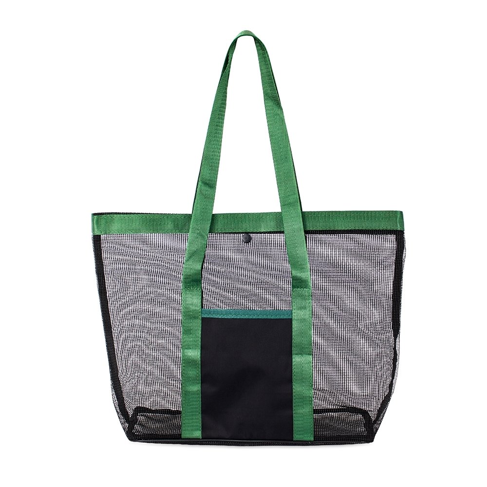 SACOLA TELA PVC SPX-19066-PRE/VD NA COR VERDE