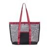 SACOLA TELA PVC SPX-19066-PRE/VM NA COR VERMELHO