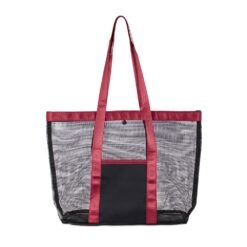 SACOLA TELA PVC SPX-19066-PRE/VM NA COR VERMELHO