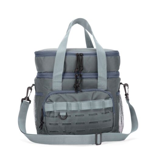 Bolsa Promocional Térmica Dupla 16L na cor cinza