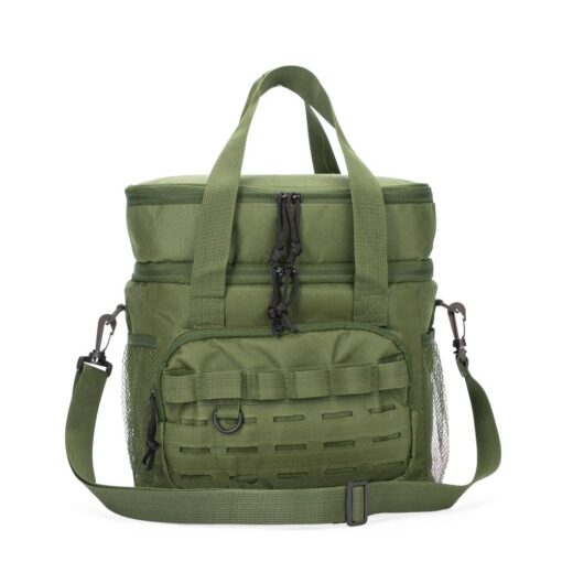 Bolsa Personalizada Térmica Dupla 16L na cor verde