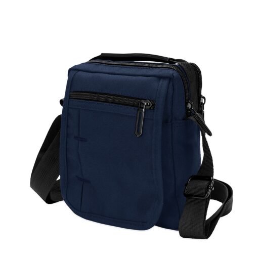 Bolsa Promocional De Ombro Em Nylon na cor azul