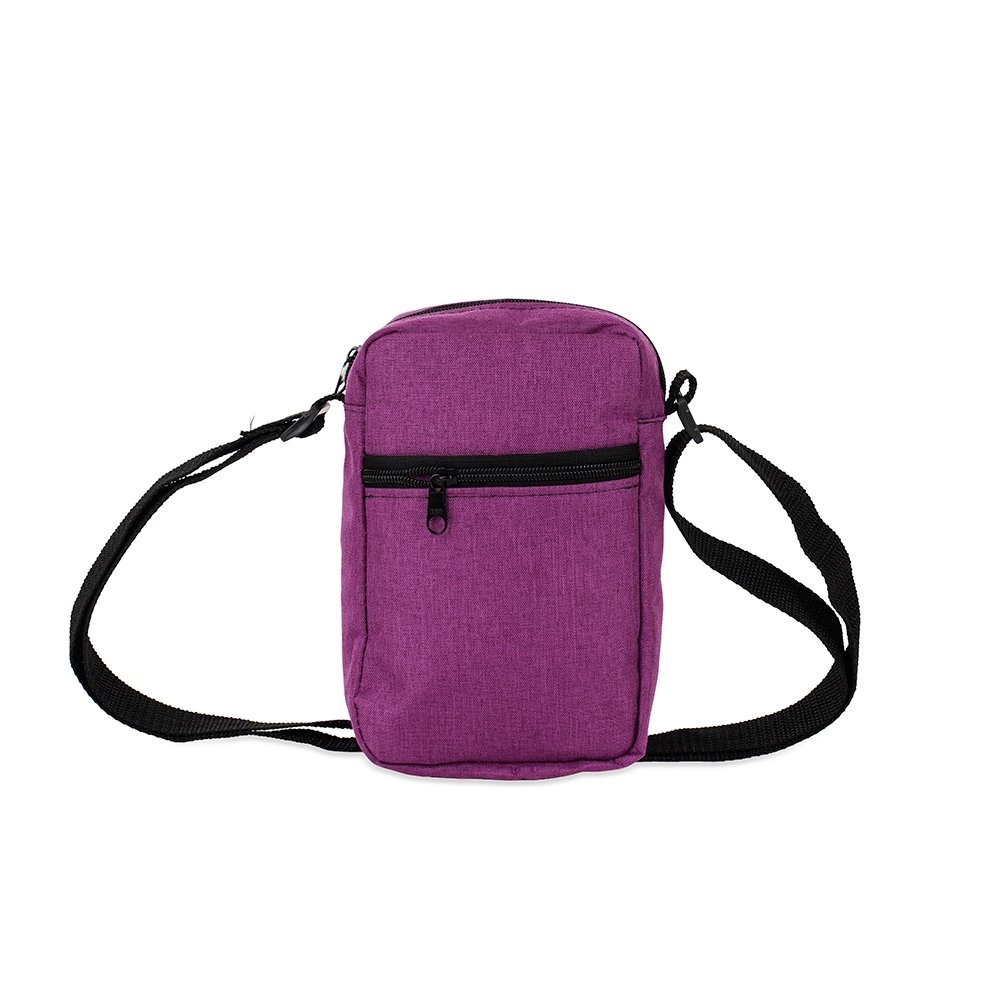 BOLSA DE OMBRO POLIÉSTER PVC MESCLA SPX-15387-ROX NA COR ROSA