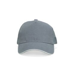 BONÉ POLIÉSTER ABA CURVA COM TELA SPX-09353-CIN NA COR CINZA