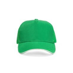 BONÉ POLIÉSTER ABA CURVA COM TELA SPX-09353-VD NA COR VERDE