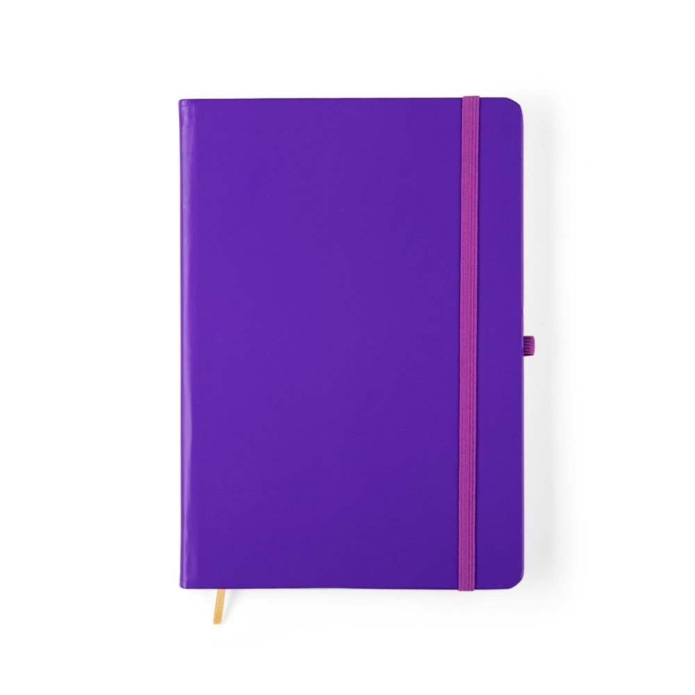 CADERNETA FOSCA SEM PAUTA SPX-15464S-ROX NA COR ROXO