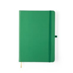 CADERNETA FOSCA SEM PAUTA SPX-15464S-VD NA COR VERDE