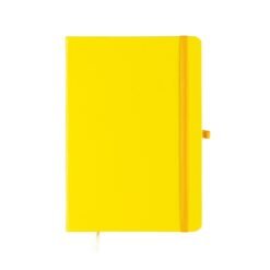 CADERNETA LAMINADA SEM PAUTA SPX-15460S-AMA NA COR AMARELO