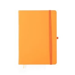 CADERNETA LAMINADA SEM PAUTA SPX-15460S-LAR NA COR LARANJA