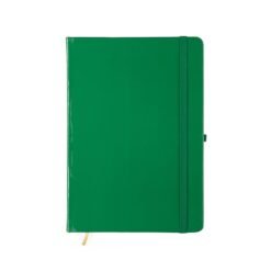 CADERNETA LAMINADA SEM PAUTA SPX-15460S-VD NA COR VERDE