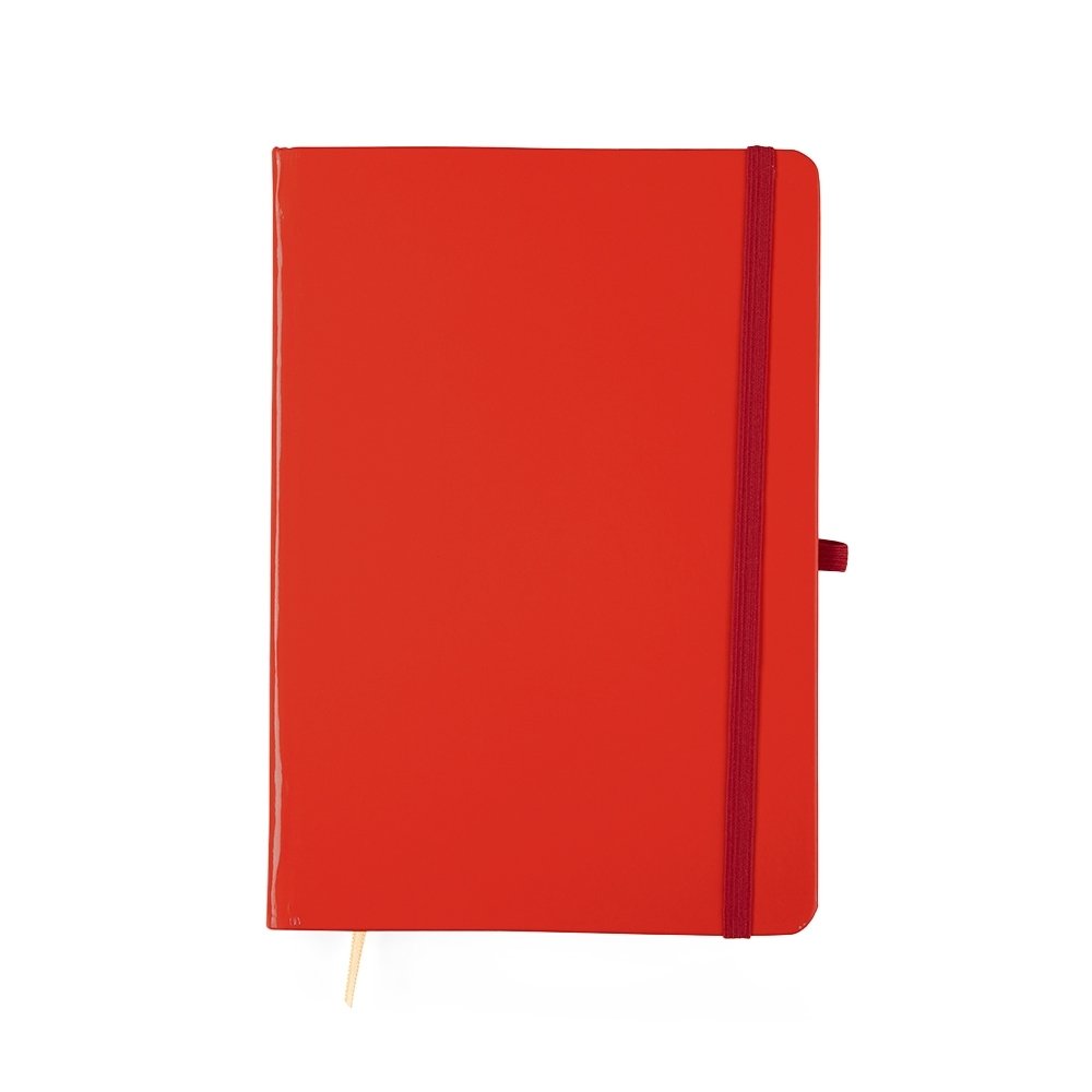 CADERNETA LAMINADA SEM PAUTA SPX-15460S-VM NA COR VERMELHO