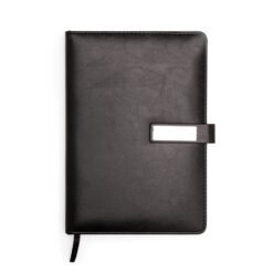 CADERNETA PU SPX-19110-PRE NA COR PRETO
