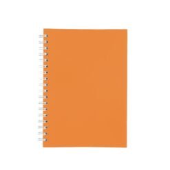 CADERNO CAPA FOSCA COM PAUTA SPX-15466F-LAR NA COR LARANJA