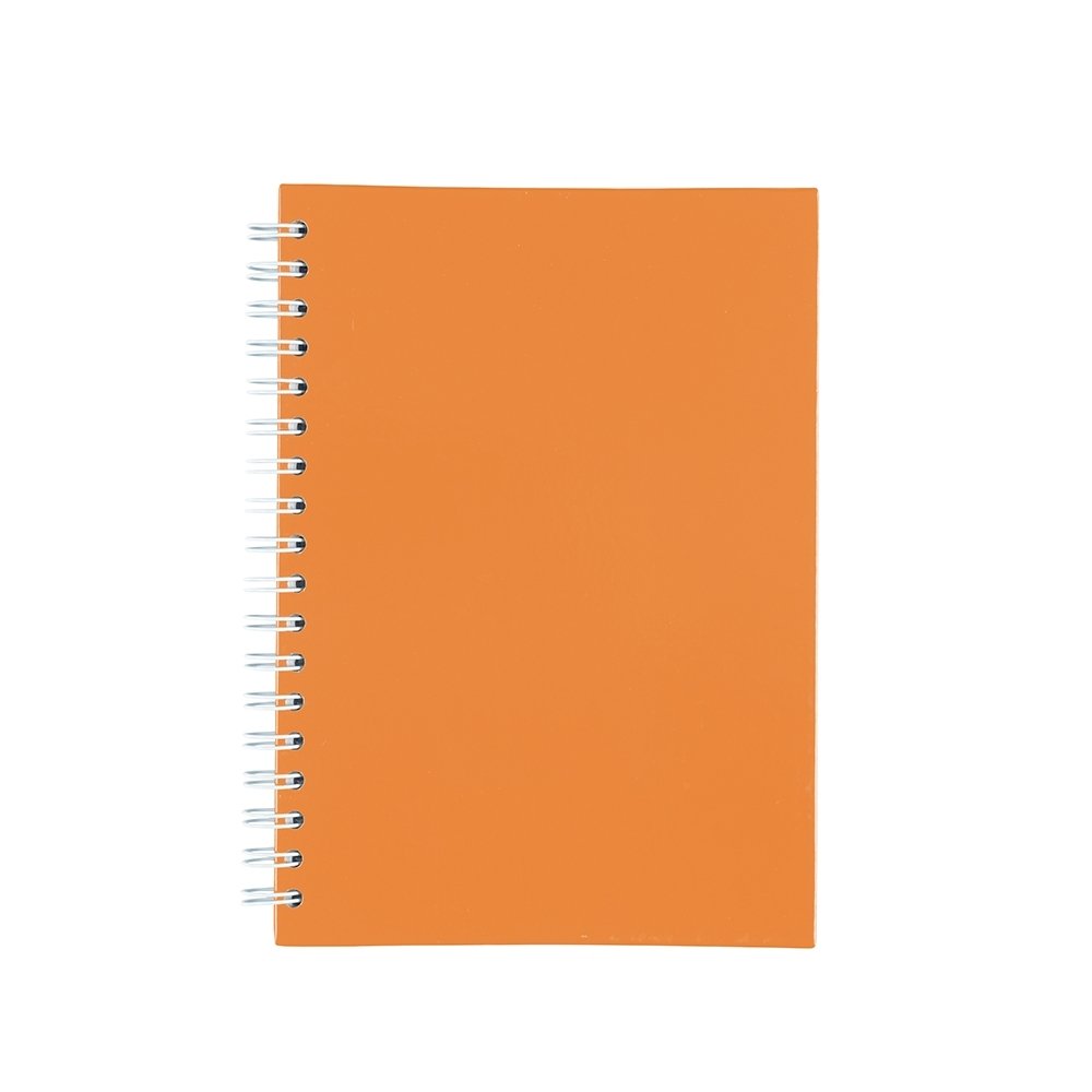 CADERNO CAPA FOSCA COM PAUTA SPX-15466F-LAR NA COR LARANJA
