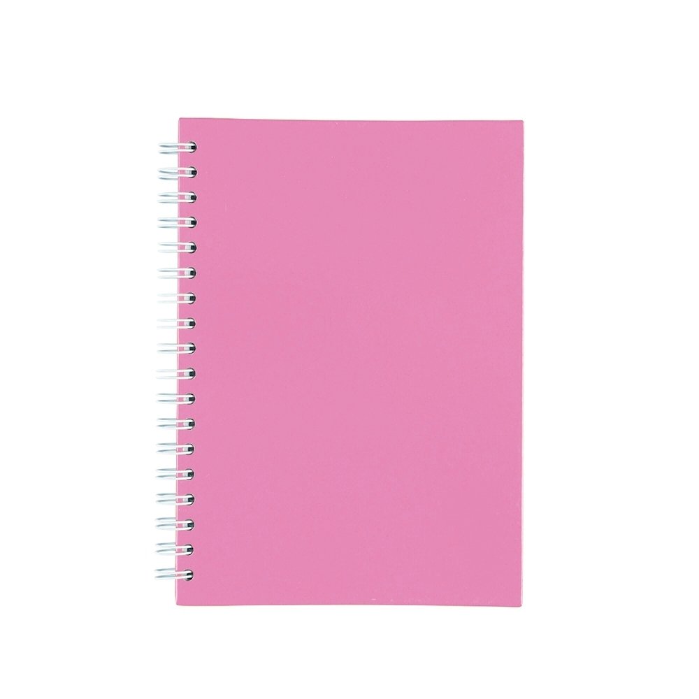 CADERNO CAPA FOSCA COM PAUTA SPX-15466F-ROS NA COR ROSA