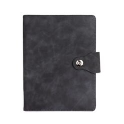 CADERNO FICHÁRIO PU SPX-19148-PRE NA COR PRETO
