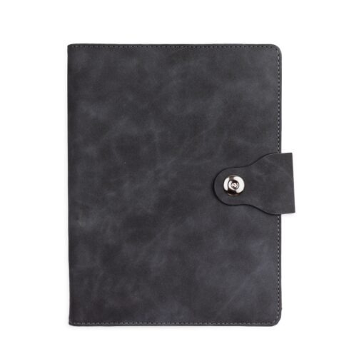 Caderno Promocional Fichário Pu na cor preto