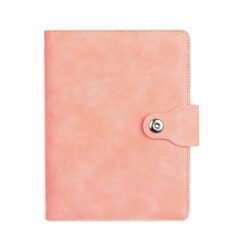 CADERNO FICHÁRIO PU SPX-19148-ROS NA COR ROSA