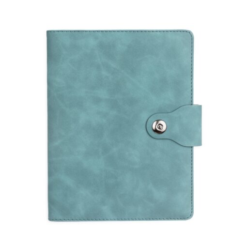 Caderno Personalizado Para Empresas Fichário Pu na cor verde
