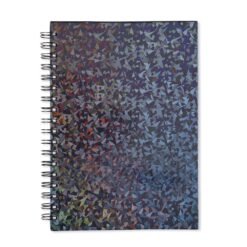 CADERNO HOLOGRÁFICO COM PAUTA SPX-15463-PRE NA COR PRETO