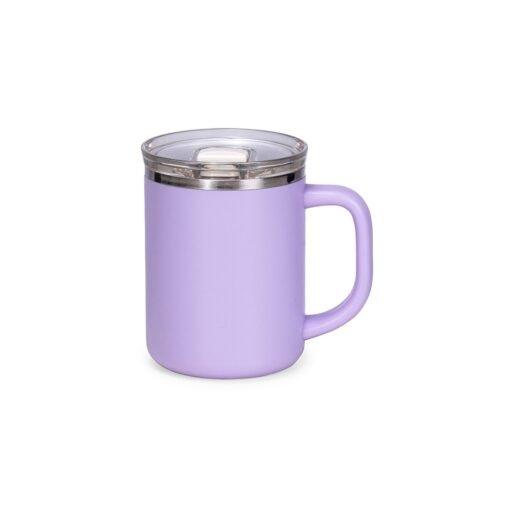 Caneca Personalizada Parede Dupla 450Ml na cor roxo
