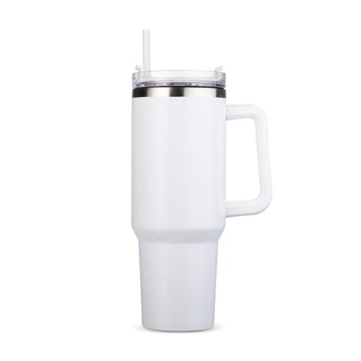 Caneca Promocional Térmica 1,2L na cor branco