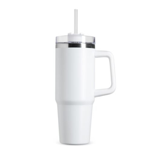 Caneca Personalizada Térmica 900Ml na cor branco