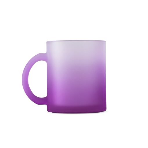 Caneca Com Logo Vidro 350Ml na cor roxo