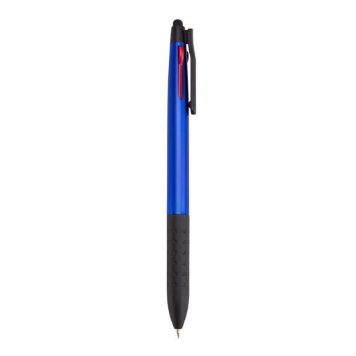 Caneta Personalizada Plástico - Azul/Preto | Brindes Brasil