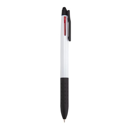 Caneta Personalizada Plástico - Branco/Preto SPX-09211-BCO/PRE