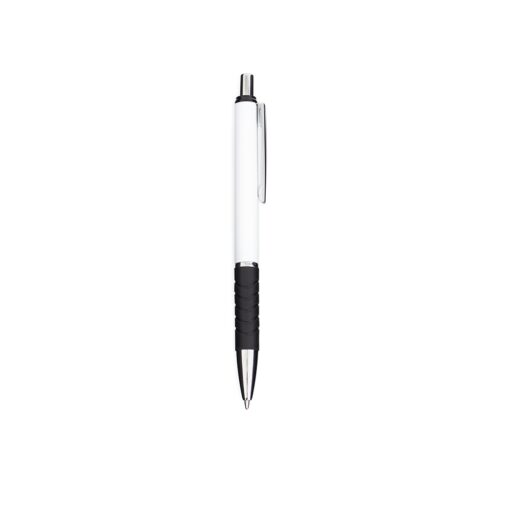 Caneta Personalizada Metálica - Branco/Prata SPX-09123-BCO/PRA