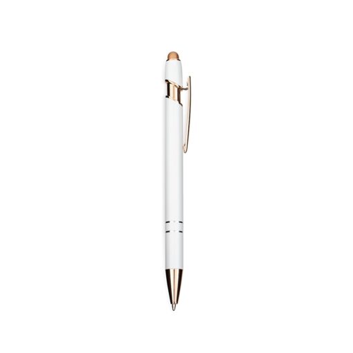 Caneta Personalizada Metálica - Branco/Cobre SPX-05011A-BCO/COB