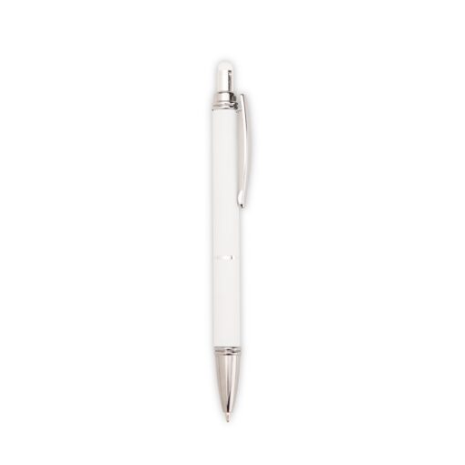 Caneta Personalizada Metálica - Branco/Prata SPX-09189-BCO/PRA