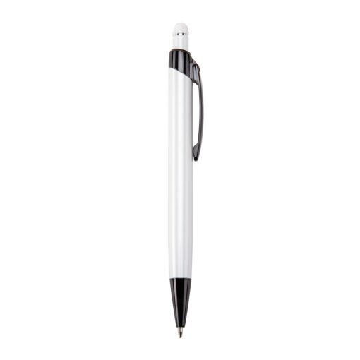 Caneta Personalizada Metálica - Branco/Preto SPX-06076TD-BCO/PRE