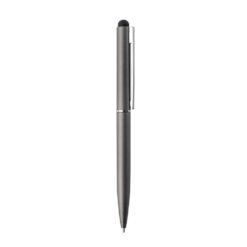 CANETA METAL TOUCH SPX-15408-CIN NA COR CINZA