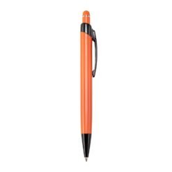 CANETA METAL TOUCH SPX-06076TD-LAR/PRE NA COR LARANJA