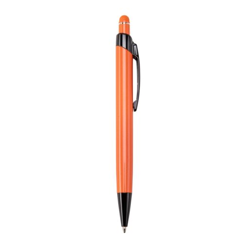 Caneta Personalizada Metálica - Laranja/Preto SPX-06076TD-LAR/PRE