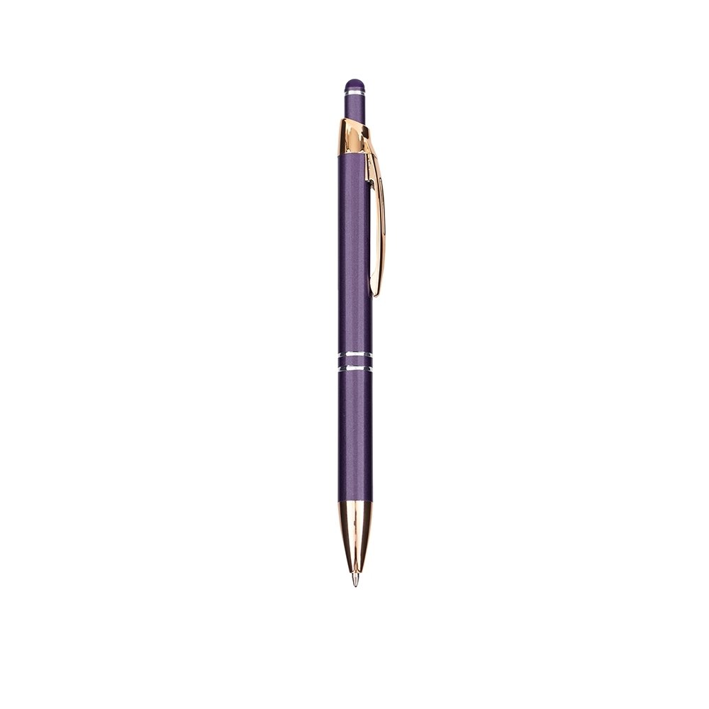 CANETA METAL TOUCH SPX-09266-ROX/COB NA COR ROXO