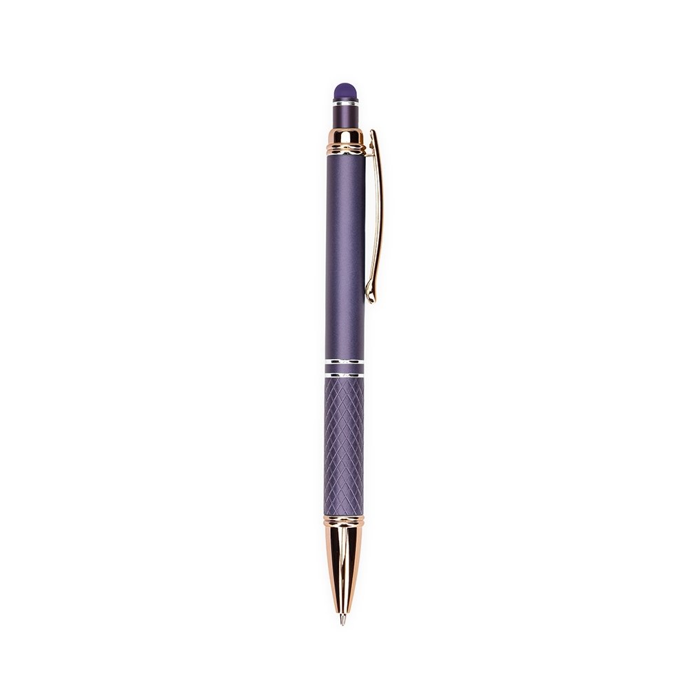 CANETA METAL TOUCH SPX-05020-ROX/COB NA COR ROXO