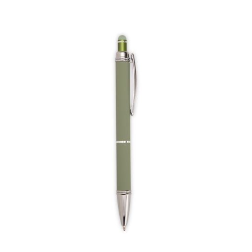 Caneta Personalizada Metálica - Verde/Prata SPX-09189-VD/PRA